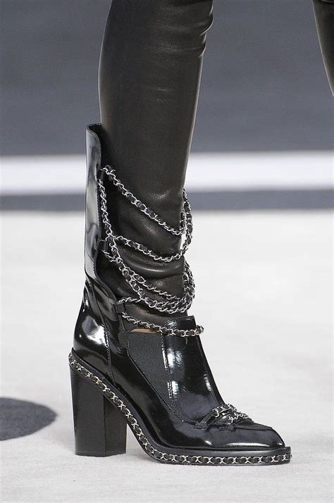 chanel chain boots dupe|chanel heel boots.